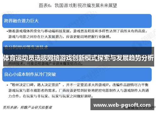 体育运动员选拔网络游戏创新模式探索与发展趋势分析